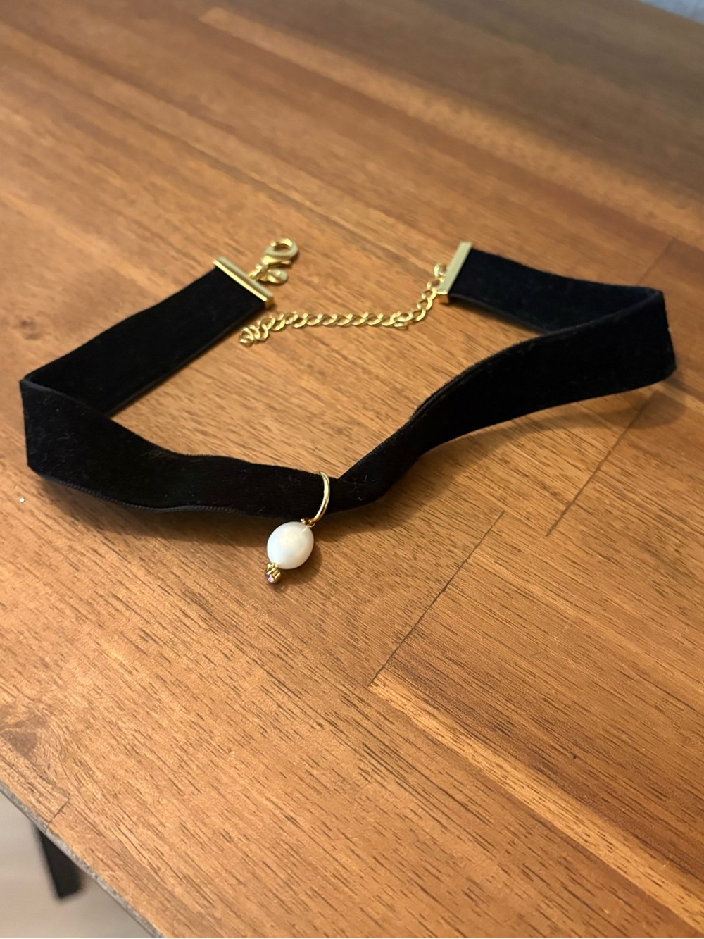 NWOT! Madewell Black Velvet Choker Necklace